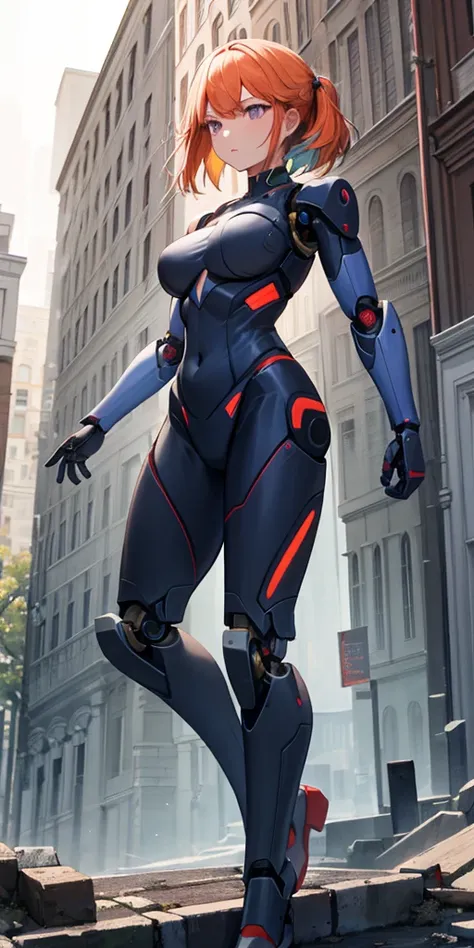 There is a woman in a robot suit posing next to an ancient building, Beautiful white girl half cyborg, Cute cyborg girl, Beautiful girl cyborg, Perfect Robot Girl, Cyborg girl, Young cyborg grady, Beautiful Female Robot, Beautiful robot woman, cyborg girl,...