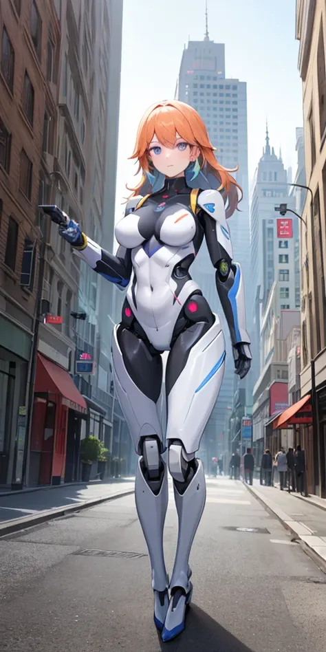 There is a woman in a robot suit posing next to an ancient building, Beautiful white girl half cyborg, Cute cyborg girl, Beautiful girl cyborg, Perfect Robot Girl, Cyborg girl, Young cyborg grady, Beautiful Female Robot, Beautiful robot woman, cyborg girl,...