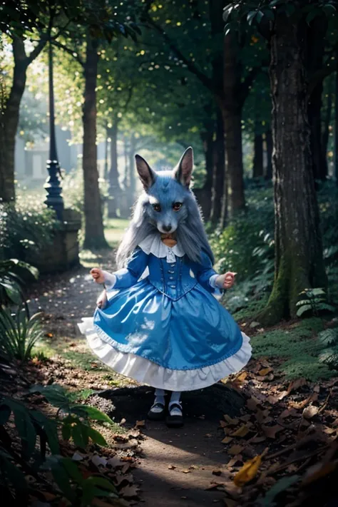 Alice in Wonderland, Magical creatures around you, Masterpiece, detailed