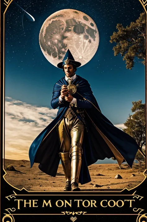 The moon, tarot card