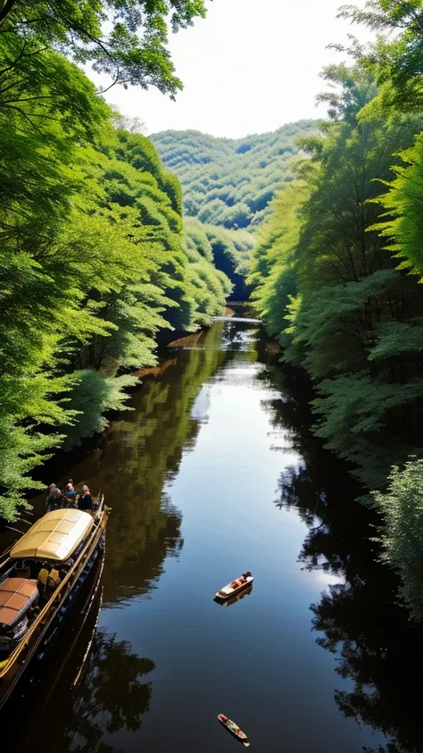 firefly、Beautiful river、very beautiful scenery