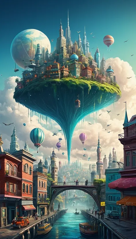 a world of imagination, From whimsical illustrations to futuristic cityscapes