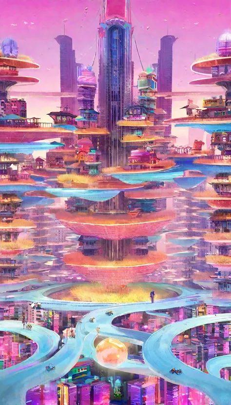 a world of imagination, From whimsical illustrations to futuristic cityscapes