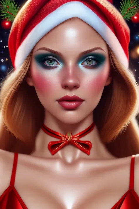 xenobabes magazine cover, christmas theme,  
jenny_mcsloot, exremely detailed, olga boyko style digital photography, ultrarealis...