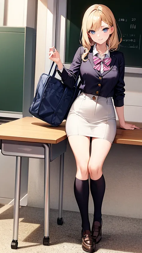 Beautiful anime girl, young, teacher lookbook