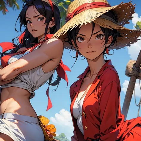 A female version of Luffy 