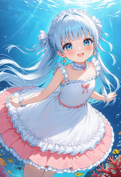 masterpiece, best quality, extremely detailed, (illustration, official art:1.1), 1 girl ,(((( light blue long hair)))), ,(((( light blue long hair)))),light blue hair, , long hair ((blush)) , cute face, big eyes, masterpiece, best quality,(((((a very delic...