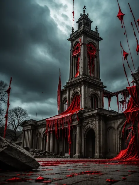 The sky is turning red
Return to power draws near
Fall into me, the skys crimson tears
Abolish the rules made of stone
Pierced from below, souls of my treacherous past
Betrayed by many
Now ornaments dripping above
Awaiting the hour of reprisal
Your time sl...