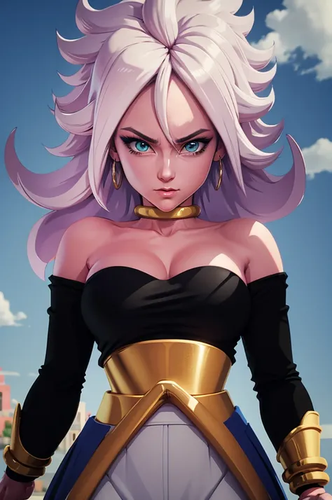 3d anime girl, cat girl, android 21 from dragon ball, 1girl, beautiful detailed eyes, beautiful detailed lips, extremely detailed face and features, longeyelashes, anime style, realistic, photorealistic, highly detailed, 4k, 8k, masterpiece, ultra-detailed...