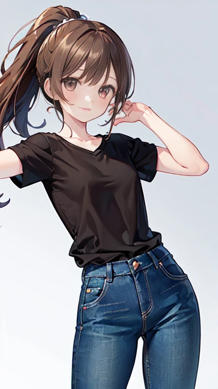 Highest quality, masterpiece, Ultra-high resolution, 8k, Summer sky, early summer, (((Summer clothing)), Show anime style , One, Soft Line Art, Digital Enhancement, shojo anime touch, shojo manga core, Flowing fabric, close, Soft Drawing, Ultra-Definition ...