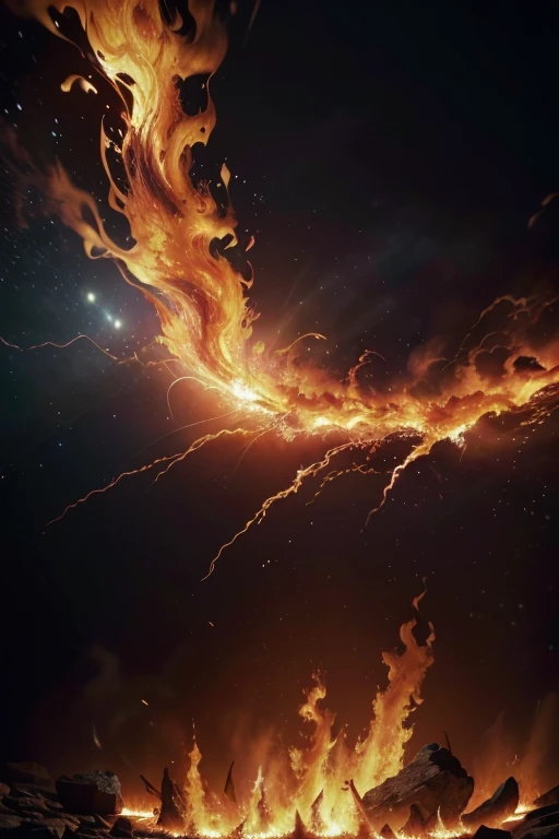 swirling fire flames, fiery flares, (best quality,4k,8k,highres,masterpiece:1.2),ultra-detailed,(realistic,photorealistic,photo-realistic:1.37),dramatic lighting,intense colors,dynamic composition,studio lighting,realistic textures,vivid colors,HDR,UHD,ext...