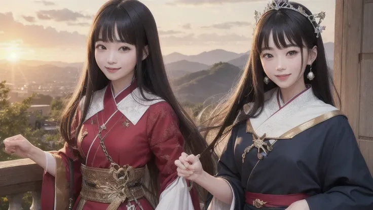 Princesses of the Warring States Period、A great smile