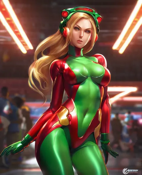 arafed woman in a green and red outfit posing nude, ((marked intimate part)), Cammy, highly detailed exquisite fanart, Cammy pose de luta, (legs spread open), fofosexyrobutts, 极其详细的Artgerm, Thick, Bunny Lola fanart, ArtStation Obra prima, fanart best art s...