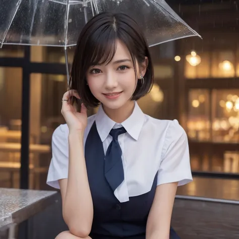 
(best quality, masterpiece:1.2), (realistic, photo-realistic:1.37), ultra-detailed, 1 girl, cute, solo, beautiful detailed sky, detailed cafe, night, sitting, dating, (nose blush), (smile:1.15), (closed mouth) small breasts, beautiful detailed eyes, (coll...