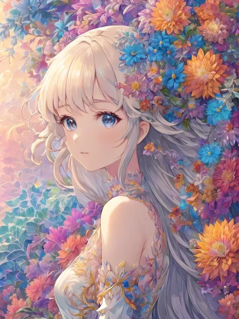 (Best quality), (masterpiece), (an extremely detailed beautiful), 2D, anime, upper body
anime, (masterpiece, top quality, best quality, official art, beautiful and aesthetic:1.2), (1girl), upper body, extreme detailed, (fractal art:1.3), colorful, flowers ...