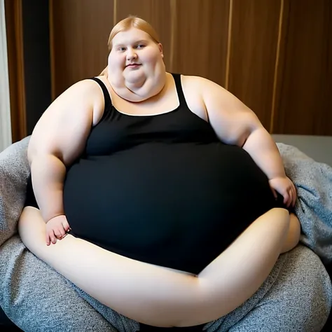 Extremely Morbidly Obese Latvian girl