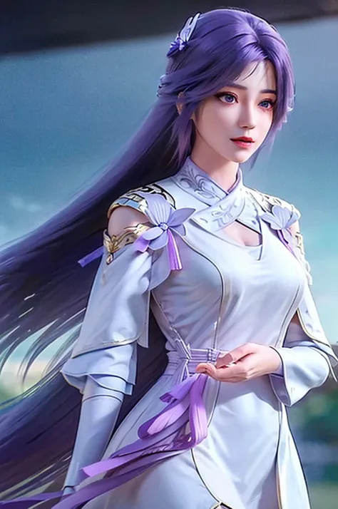 (masterpiece:1.3),(best quality:1.4),(upper body:1.3),(reality:1.4),yunxi,long hair,purple eyes,butterfly,(extremely detailed:1....