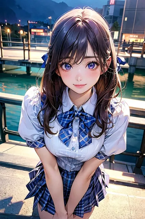 (masterpiece:1.2, Highest quality), (Realistic, photoRealistic:1.4), Beautiful illustrations, (Natural Side Lighting, Cinema Lighting), View your viewers, Cowboy Shot, Front view:0.6, 1 girl, Japanese, high school girl, Perfect Face, Cute and symmetrical f...