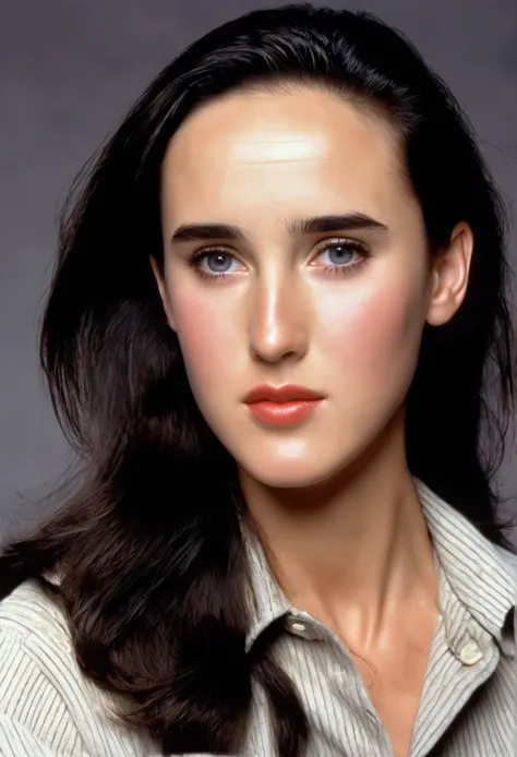 Young 18 year old jennifer connelly ((((very beautiful facel absolutely real and medium size forehead))))