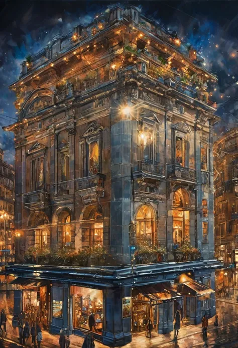 ((Best Quality)), ((artwork)), (detailed), perfect face, Constantino, city, above all, Lights, shelter