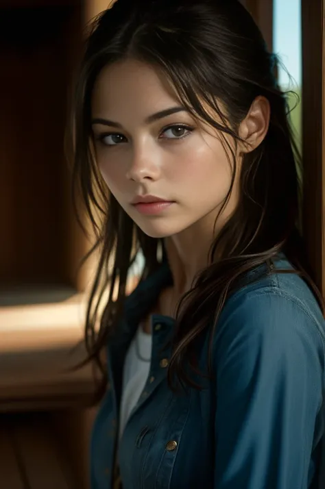 16 year old Kristin Kreuk, ultra detailed face, long hair, (((masterpiece)))