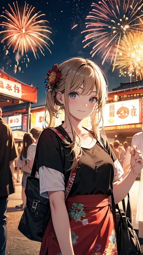 16 years old,Summer festival,Fireworks,