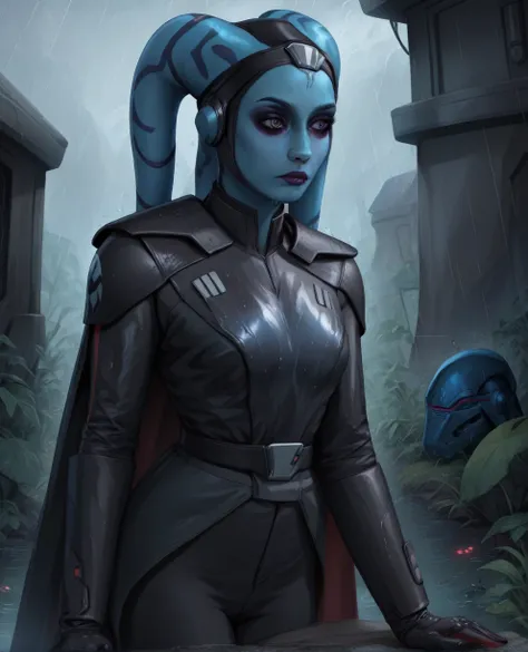 score_9,score_8_up,score_7_up,score_6_up, female twi'lek, aayla secura
 ,(((wearing armor)))
, full body, wet, armor,gloves,blac...