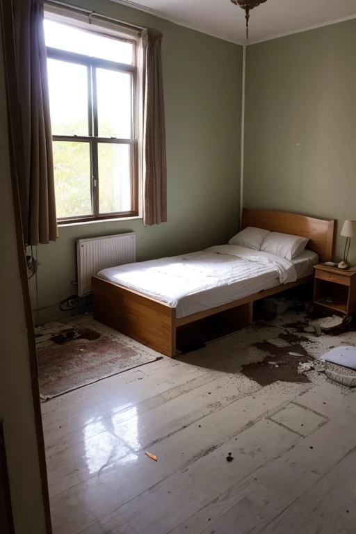 Abandoned house、Bedroom