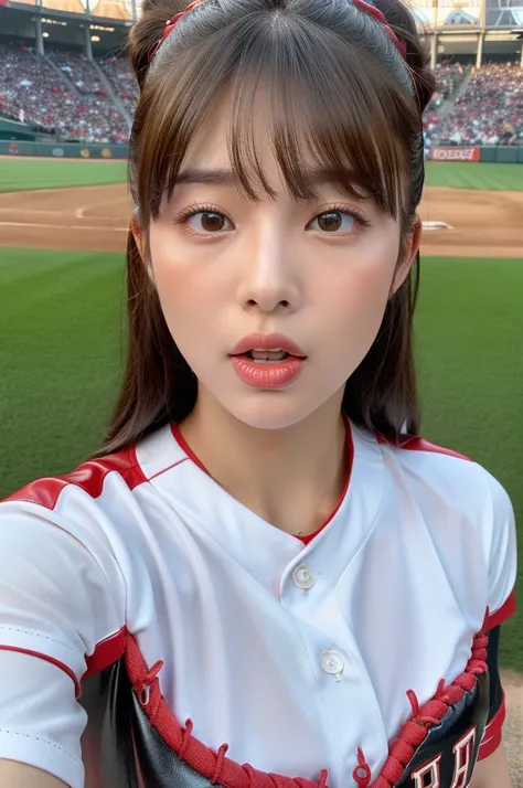 (masterpiece, ultra-detailed, ultra-realistic, best quality, clear focus, photorealistic), solo, 1 woman, (ultra-high resolution, 8k, 16k:1.3), (perfect anatomy:1.3), perfect face, (detailed face, detailed eye), (22 years old Japanese idol but professional...