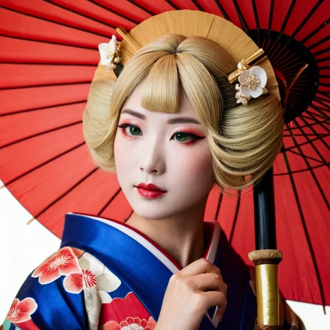 glamorous and sexy geisha, Traditional beauty, in kimono, geisha, beauty geisha, Inspired by , traditional geisha clothing, geisha makeup, ((Woman in kimono)) holding a fan - woman in kimono, traditional Japanese, Japanese style, Japanese goddess Glamorous...