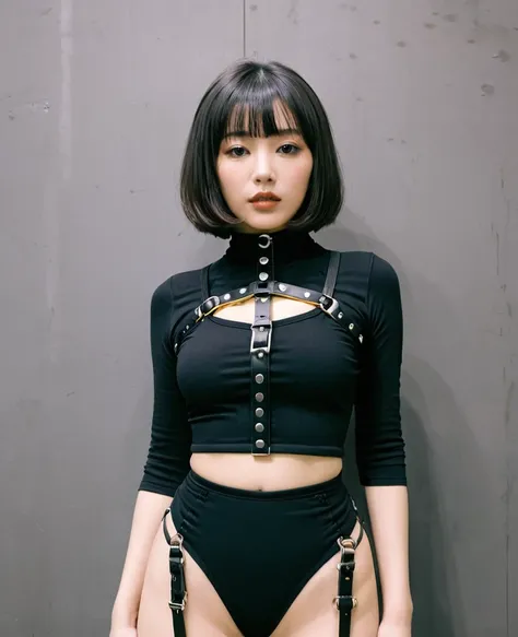 tall、Bobcut、Sexy bondage outfit、Queen of S&amp;M