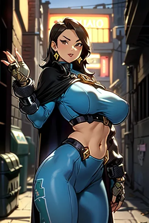 1girl, (solo:1.2), (looking at viewer:1.5), (interesting pose:1.2), (dynamic pose:1.2), (huge breasts:1.2), (happy:1.1), (cowboy shot:1.3), (curvy:1.4), wide hips, slender waist
houtengeki, soft shading, (masterpiece:1.3), (best quality:1.3), (perfect anat...