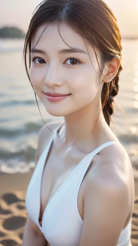 (1woman, Photo of very very cute woman, japanese female ), (detailed face:1.2),Best quality, masterpiece, ultra high res, (photorealistic:1.2), 16k,solo,highest quality, original, highres, ultra realistic 16k, perfect female figure, realistic, slim beauty:...