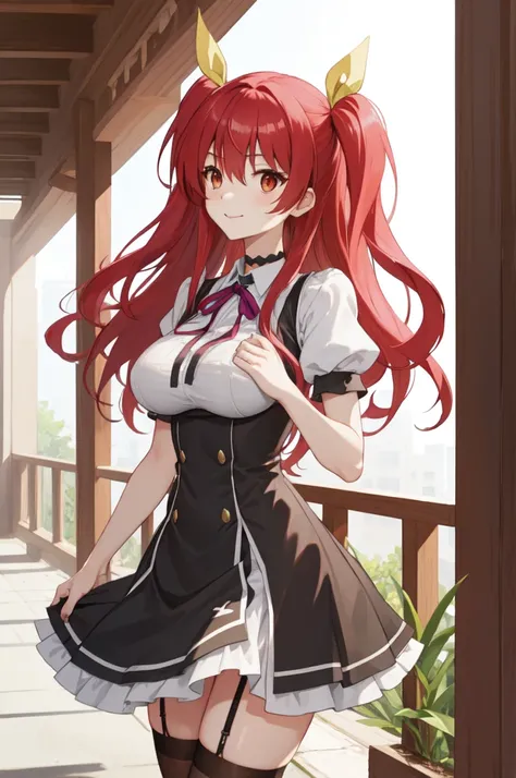 (masterpiece:1.2), (best_quality:1.2), ultra high res, ultra-detailed, 8K, HDR, highres, anime, highly detailed, (best shadow), (absurdres), 
BREAK stella vermillion, (large breast:1.3), (perfect proportion:1.2), (narrow waist), 
BREAK hair between eyes, h...