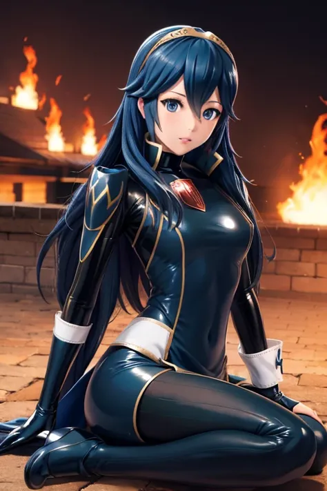 Highest quality,Highest Resolution,(((Latex clothing)))　Fire Emblem Awakening　Lucina