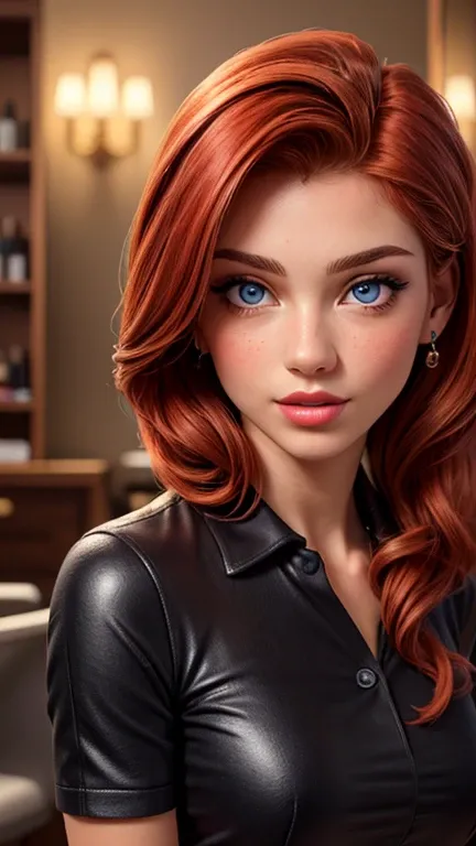 (young sexy redhead,perfectbody,posando,role model,internship,Luxury Salon),(oil painting),(face detailed,gorgeous eyes,detailed lips),(best qualityer,high resolution:1.2),(realisitic),(portraite),(swirly vibrant colors),(soft lighting)