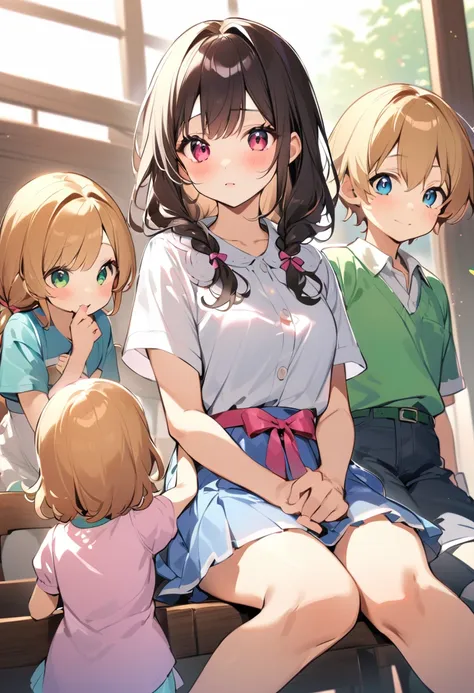 (((little girl,))) (((the kids,))) lolicon&#39;s body,((perfect body,))((so beautiful,))((high quality,)), (sweaty,) (my whole b...