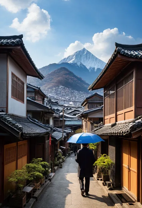 A big city with development potential，A young man came here from a distant mountain village，Feel under the weather。It is surrounded by the bustling scene of the modern city。