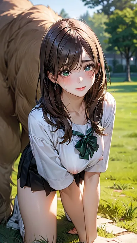 (masterpiece:1.2, top-quality), (realistic, photorealistic:1.4), beautiful illustration, (natural side lighting, movie lighting), 
looking at viewer, cowboy shot, front view:0.6, 1 girl, japanese, high school girl, perfect face, cute and symmetrical face, ...