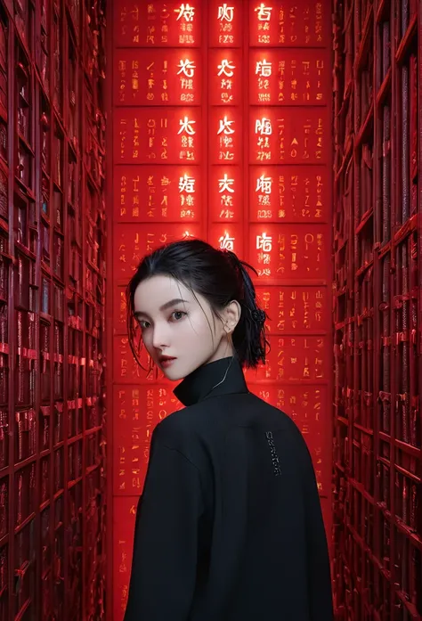 Highest quality,High resolution,Very detailed explanation,Professional,Studio Lighting、The background is bright red,The overall style of the images is reminiscent of fantasy and anime art.,matrix、0、A list of numbers starting with 1