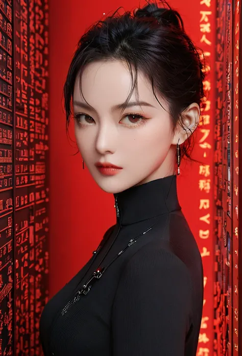 Highest quality,High resolution,Very detailed explanation,Professional,Studio Lighting、The background is bright red,The overall style of the images is reminiscent of fantasy and anime art.,matrix、0、A list of numbers starting with 1