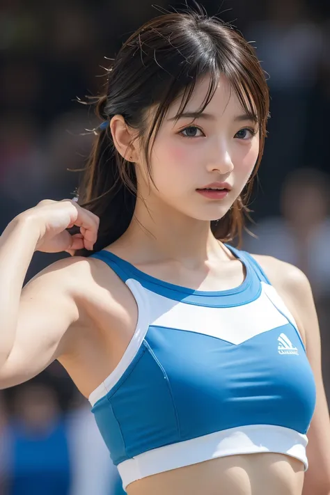 (8k, RAW Photos,Highest quality, High resolution:1.1), (超Realisticな:1.4),(Realistic, Realistic:1.3),The Beauty of Japan、Rhythmic gymnastics club、Rhythmic Gymnastics Uniform、((Upper Body:1.3))