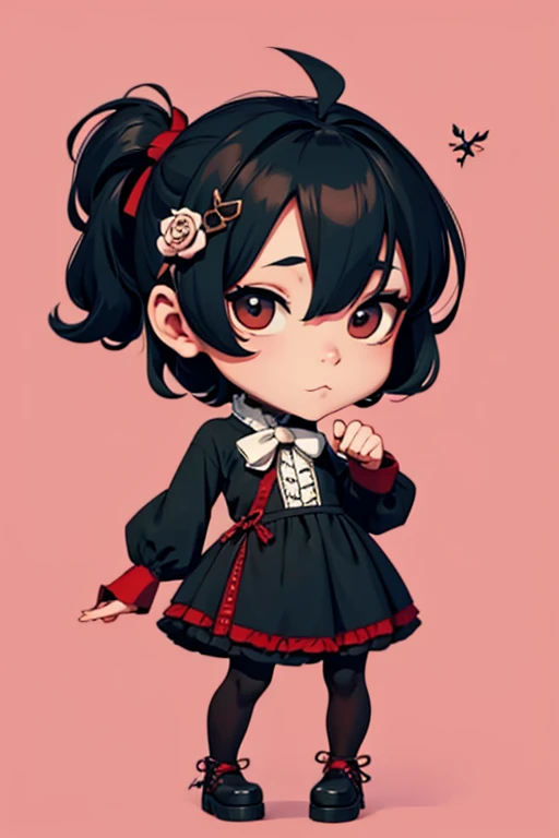 a gothic chibi character outfit