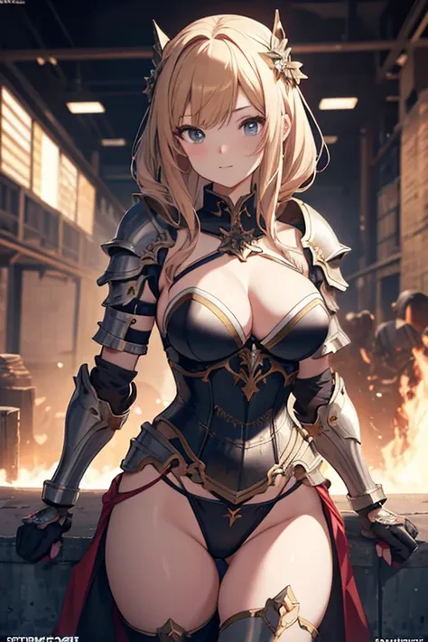 8k,Masterpiece,Bikini and corset outfit,Anime-style image of a woman in armor,Bikini Armor, extremely detailed ArtJam, Kschaert Krentz Key Art Feminine, Portrait of a girl in the Knights of the Zodiac, ArtJam on artstation pixiv, Very detailed fan art, Det...