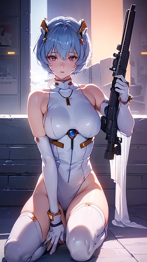 (((ayanami rei))),one girl,alone,(tabletop,highest quality, official art, beautifully、aesthetic:1.2),(ultra-high resolution, (4k...