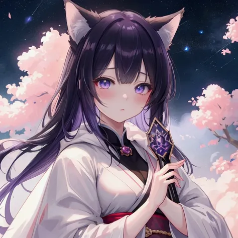 ((Highest quality,8k，Absurd Resolution，16K, masterpiece: 1.3))Professional, 4K resolution, With fox ears and a tail.，魅力的なgirl，In the middle of the forest, Every element is perfectly expressed，Detailed Texture, Ears and tail are very palpable，Sunlight falls...