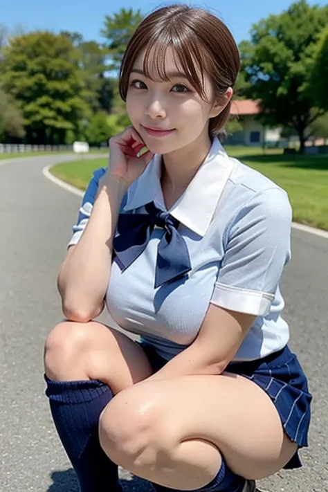 (masterpiece:1.2, Highest quality), (Realistic, photoRealistic:1.4), Beautiful illustrations, (Natural Side Lighting, Cinema Lighting), Browsing Caution, 
View your viewers, Cowboy Shot, Front view:0.6, 1 girl, Japanese, high school girl, Perfect Face, Cut...