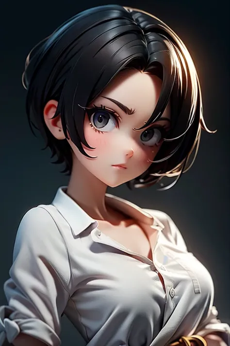 Cool woman,sharp,Hairstyle: short hair,The forehead is visible,front,Married women,Mother,front向いている,front図,Shortcuts,short hair,Berry Short
