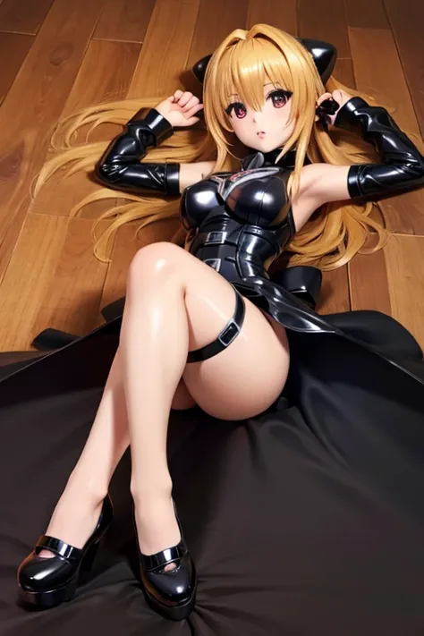 Perfect Anatomy　Highest quality,Highest Resolution,(((Latex dresses)))　To Love-Ru　Golden Darkness