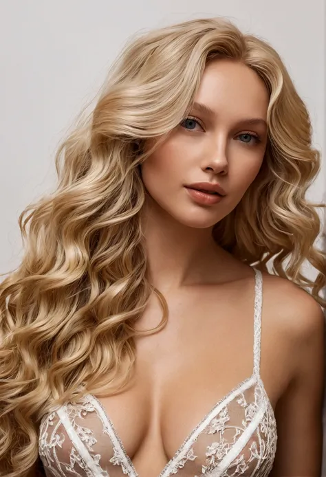 (((instagram-Photos)) Blonde influencer Russian with long natural wavy hair, sexy, naked, full naked, big , hot position, 8k, Extremely detailed, Photorealistic, intricate details, realistic skin texture, Realistic hair, texture, happy, 8K UHD, best qualit...